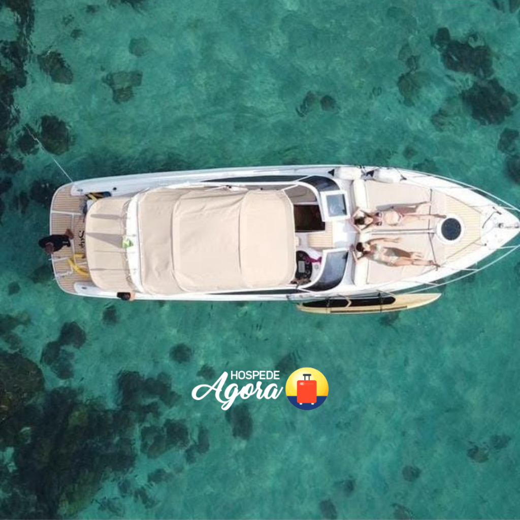 Lancha Intermarine 33, Roteiro Norte até a Praia do Jabaquara e Praia do Poço