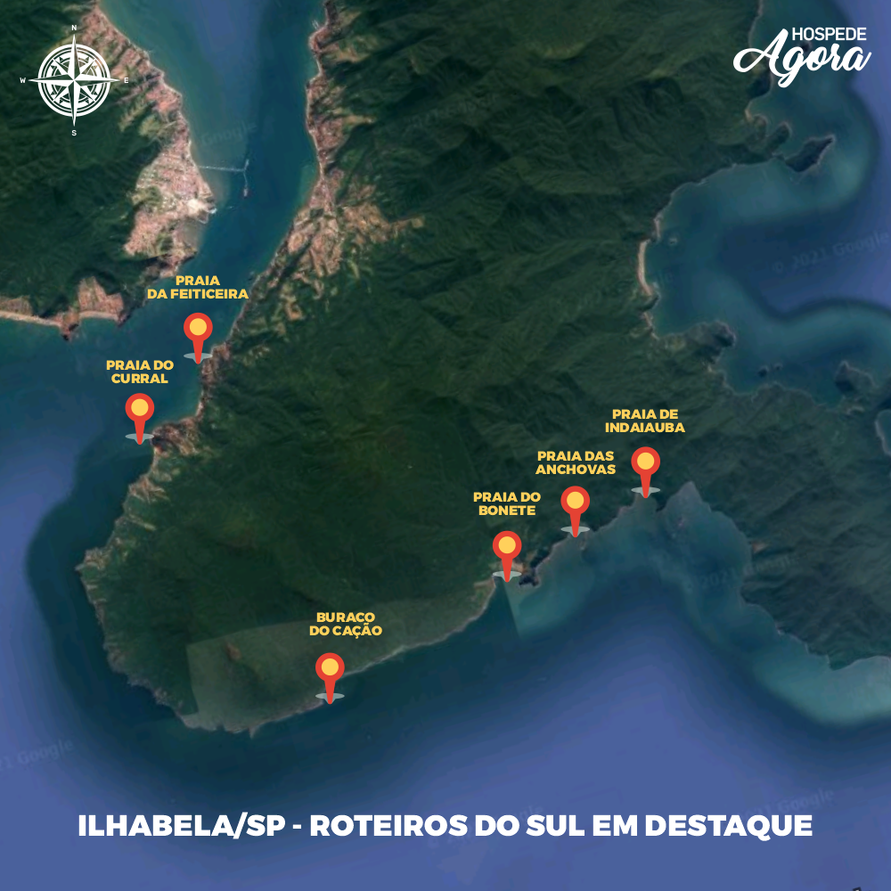 Lancha Mares 45, Roteiro Norte