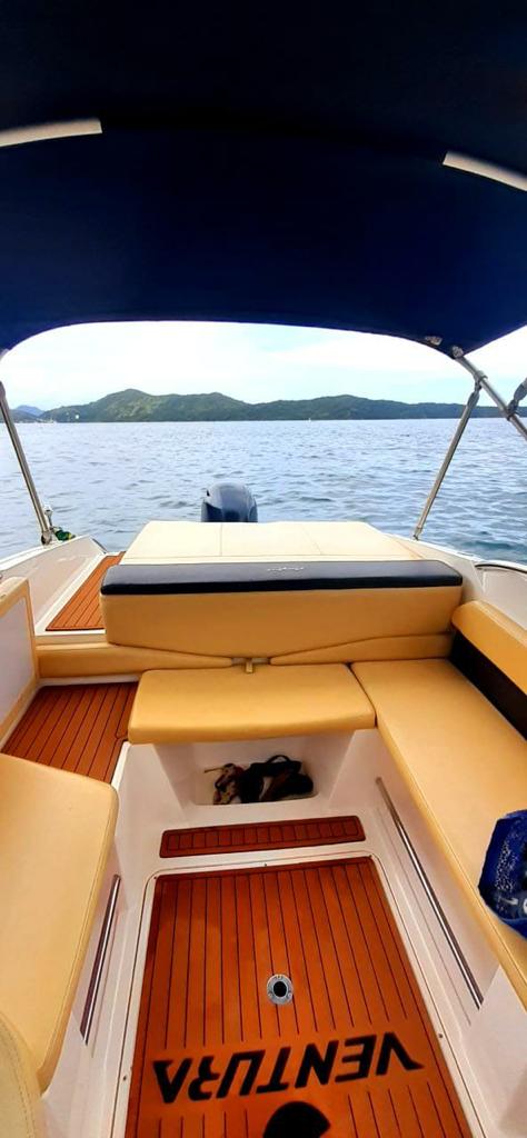 Lancha Ventura 230 ll, Roteiro Sul Curto