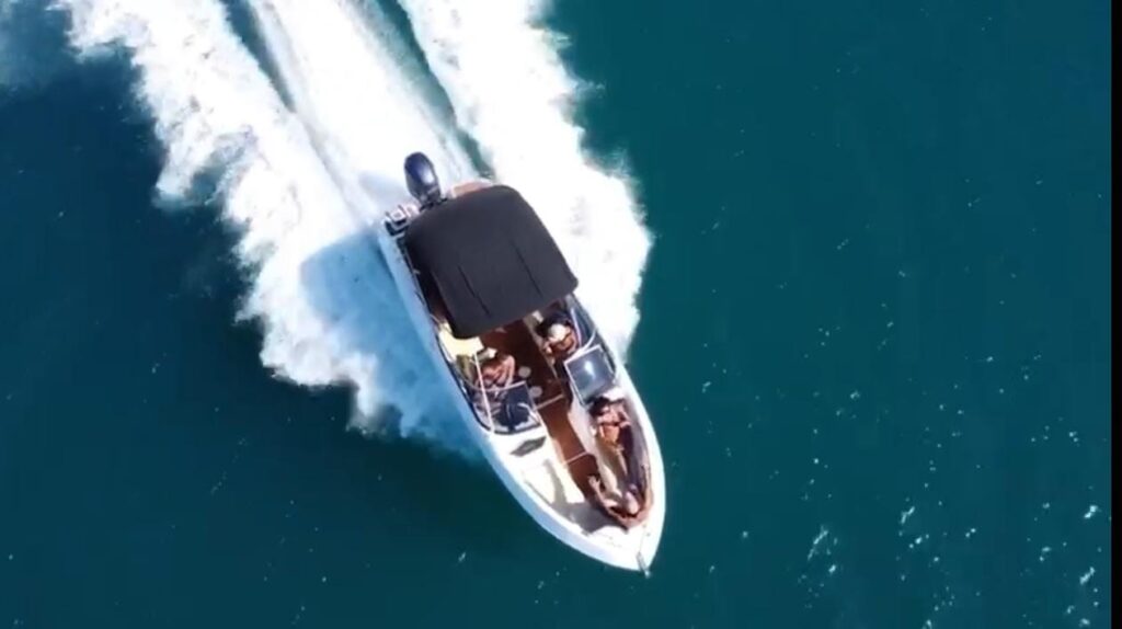 Lancha Ventura 230 ll, Roteiro Sul Curto