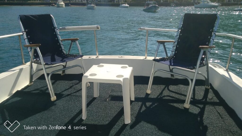 Lancha Carbrasmar 32 pés ll, Roteiro até a Praia da Fome