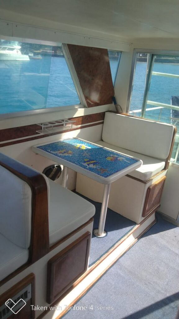 Lancha Carbrasmar 32 pés ll, Roteiro até a Praia da Fome