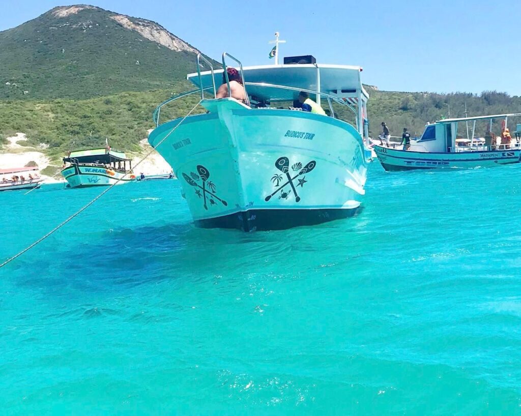 Barco – Arraial Caribe, Roteiro 1