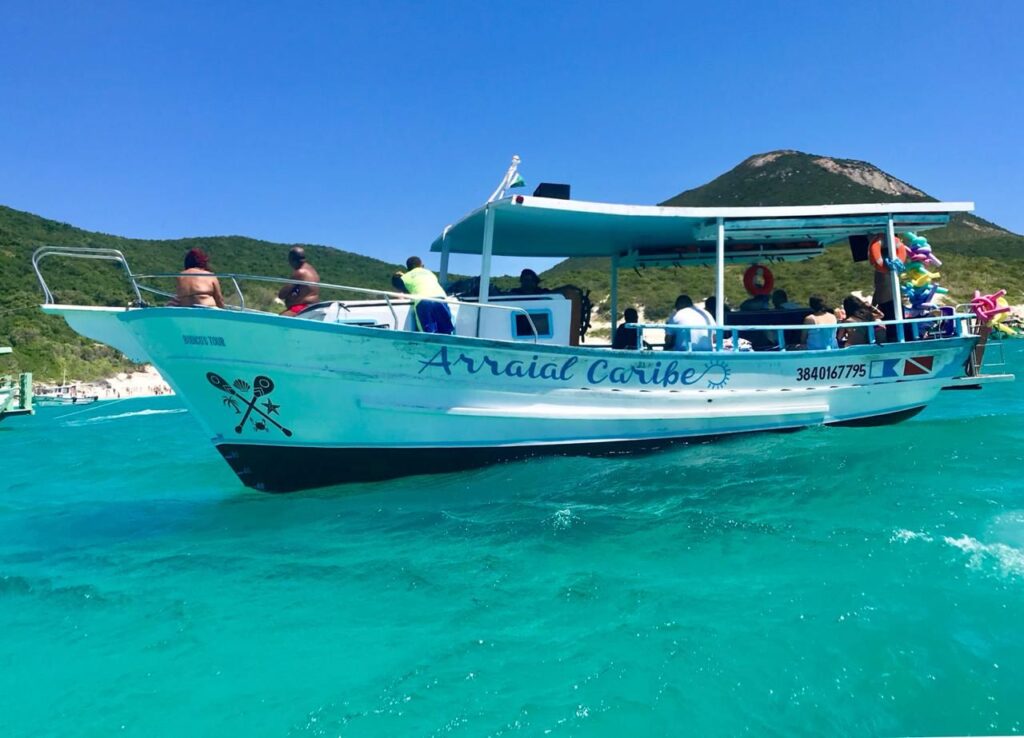 Barco – Arraial Caribe, Roteiro 1