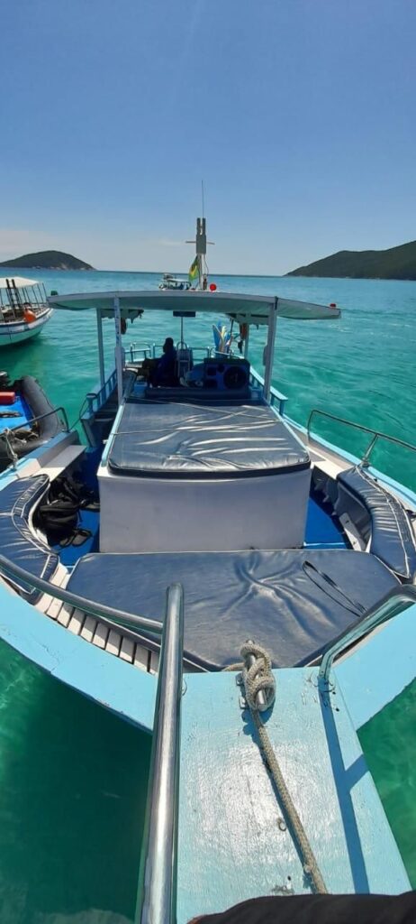 Barco – Arraial Caribe, Roteiro 1