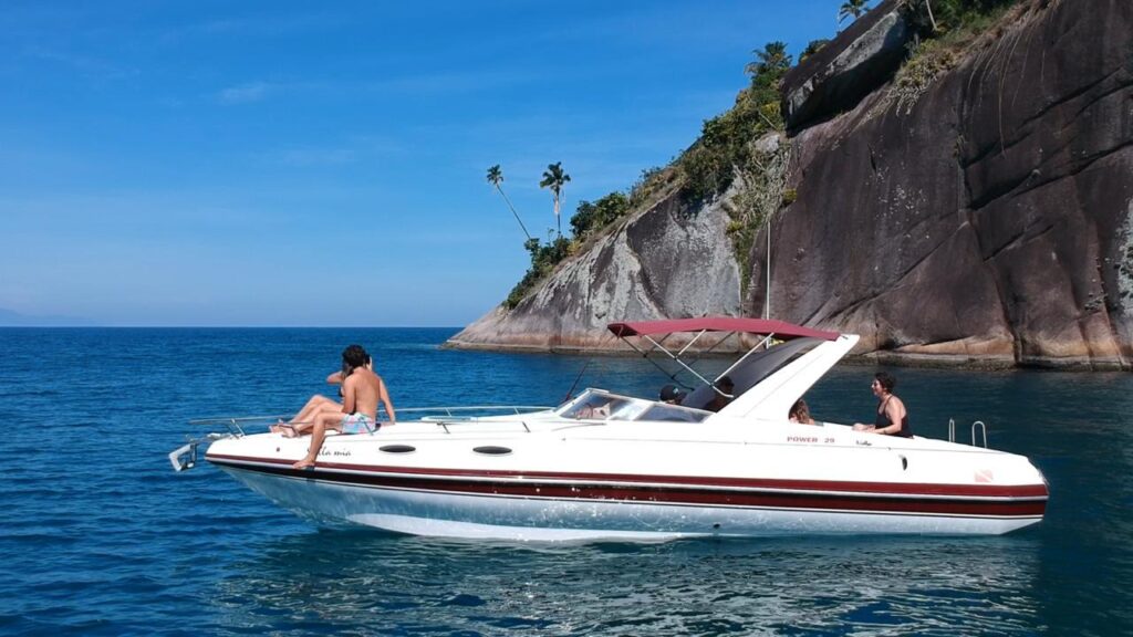 Lancha Real 29 pés, Roteiro Sul, Ilha Anchieta e região