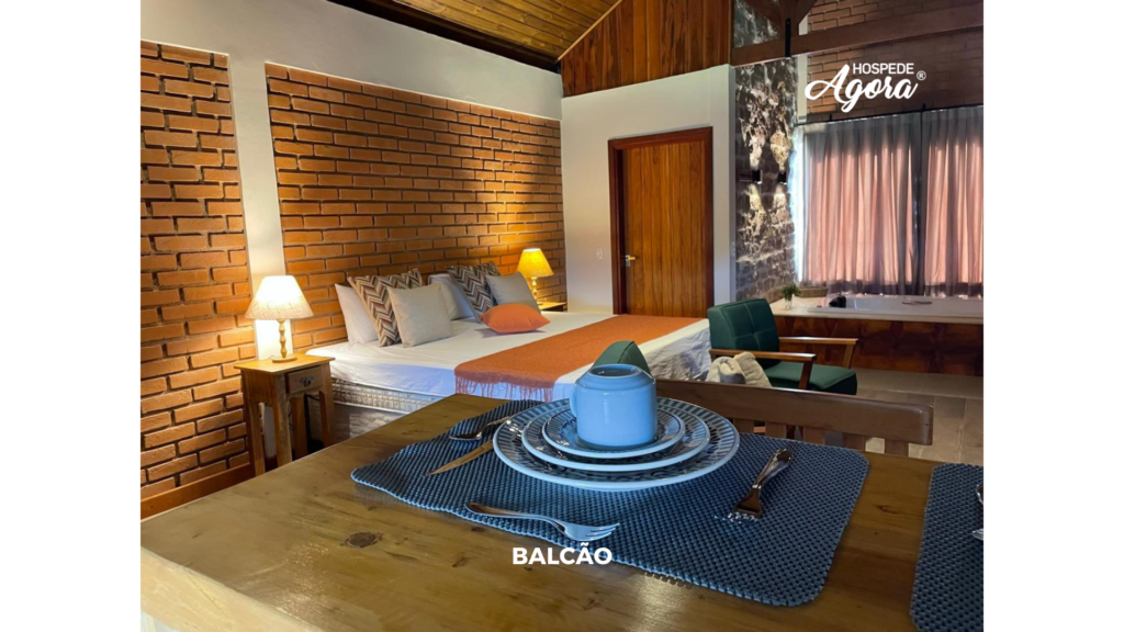 Chalé com Incrível Vista para a Famosa Pedra do Baú