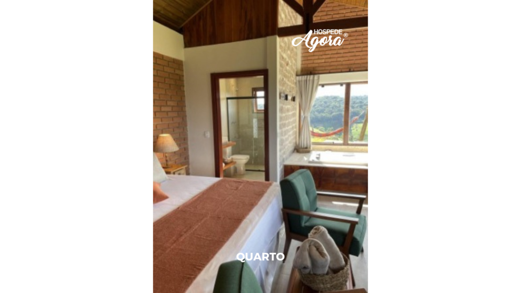 Chalé com Incrível Vista para a Famosa Pedra do Baú