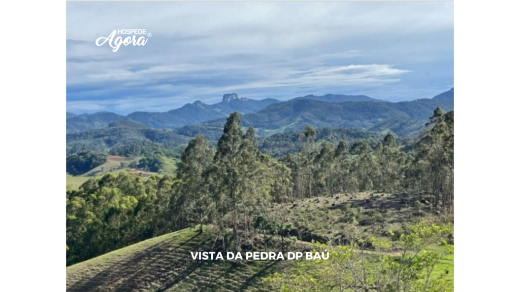 Chalé com Incrível Vista para a Famosa Pedra do Baú