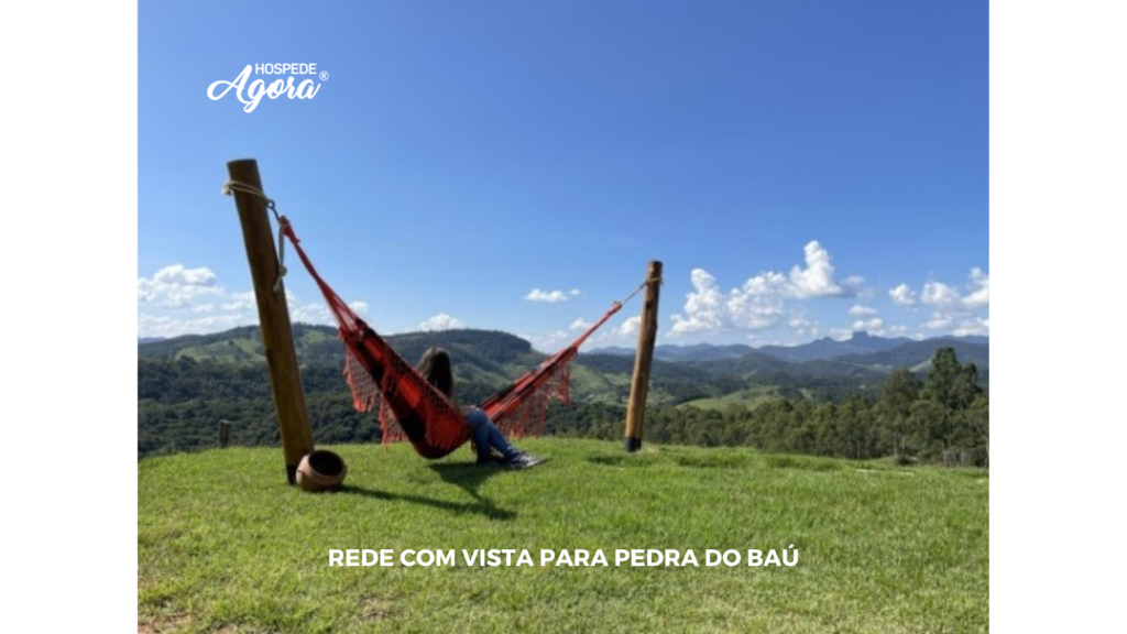 Chalé com Incrível Vista para a Famosa Pedra do Baú