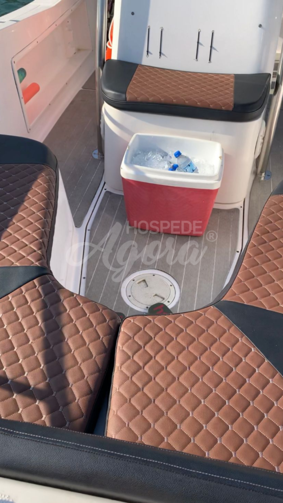 Lancha Fishing 22 pés, Roteiro Norte, até a Praia da Fome