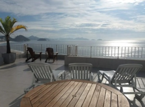 Copacabana – Terraço de frente para a praia