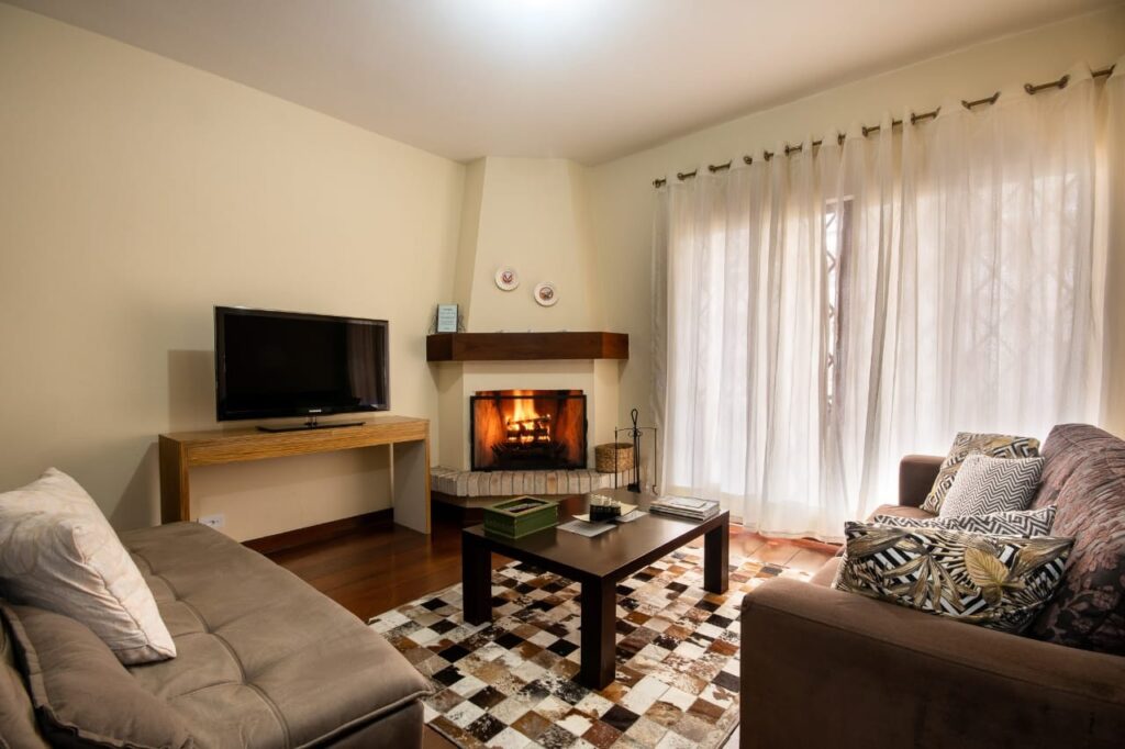 Apartamento com Lareira no Capivari