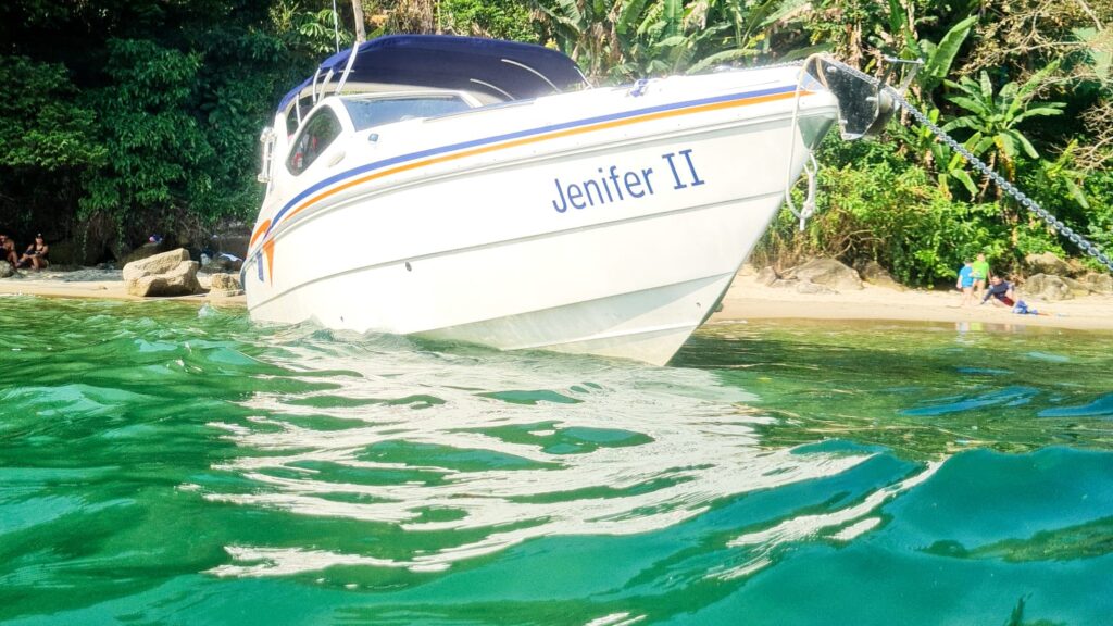 Lancha Real 26 I, Roteiro Paraíso