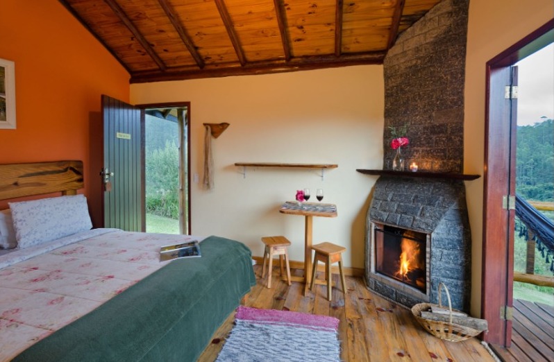 Chalé Alpino - Por do Sol