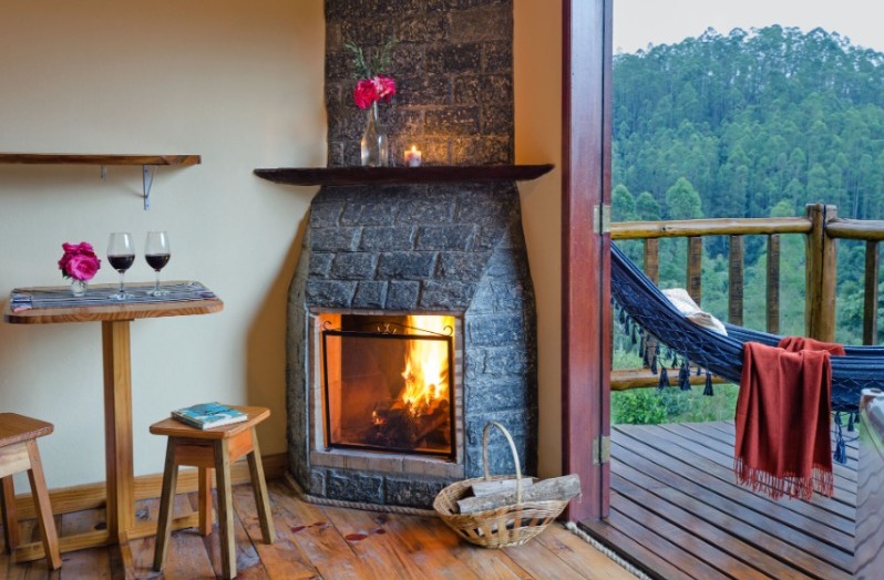 Chalé Alpino - Por do Sol