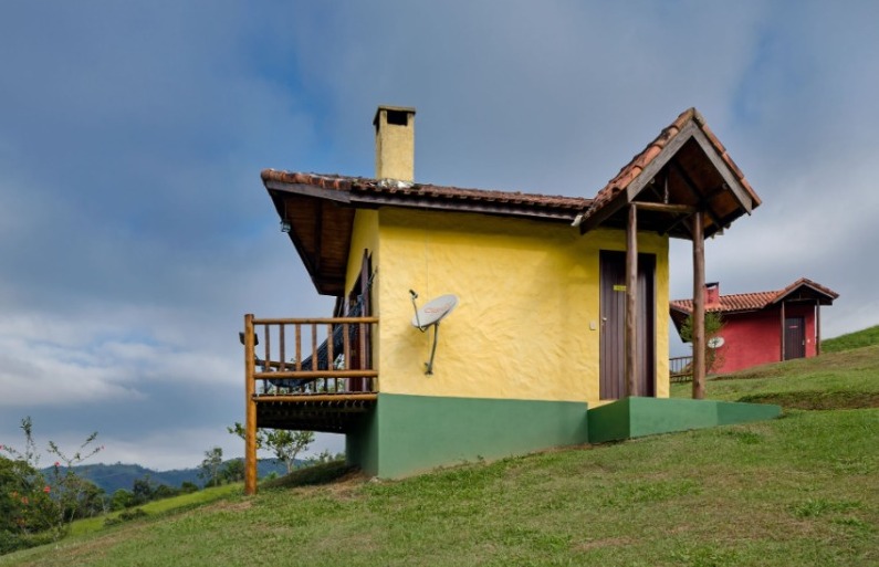 Chalé Alpino - Por do Sol