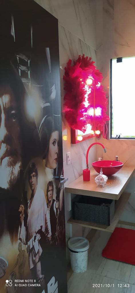 Bangalô Cinema, Vista para o mar, Praia do Siriúba