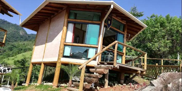 Bangalô Cinema, Vista para o mar, Praia do Siriúba