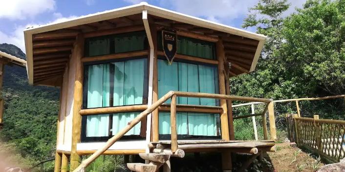 Bangalô Cinema, Vista para o mar, Praia do Siriúba