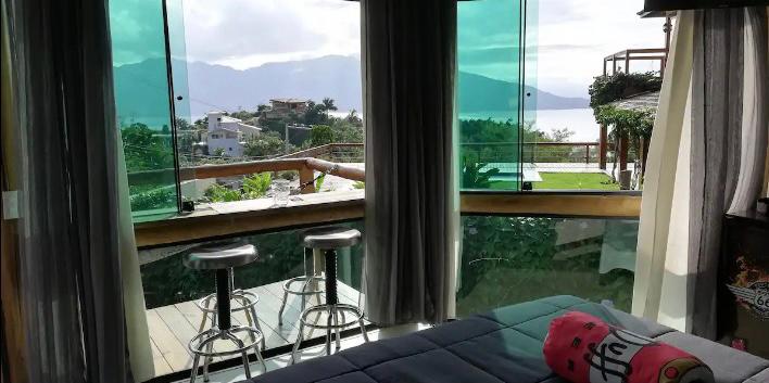 Bangalô Rock, Vista para o mar, Praia do Siriúba