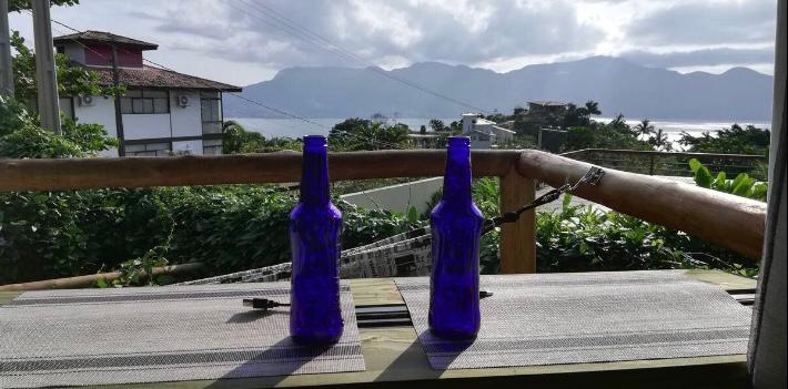 Bangalô Rock, Vista para o mar, Praia do Siriúba