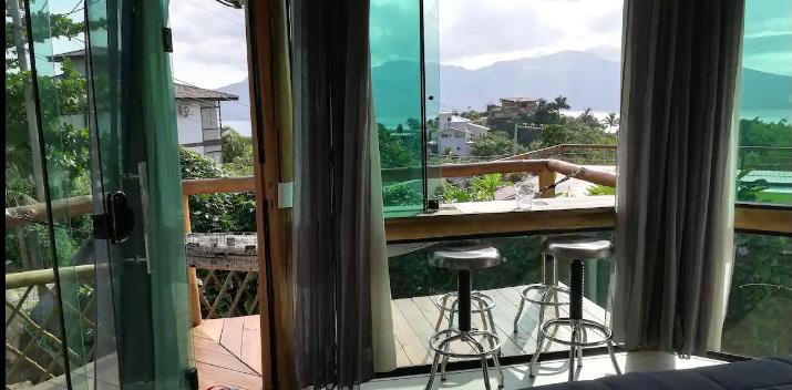 Bangalô Rock, Vista para o mar, Praia do Siriúba