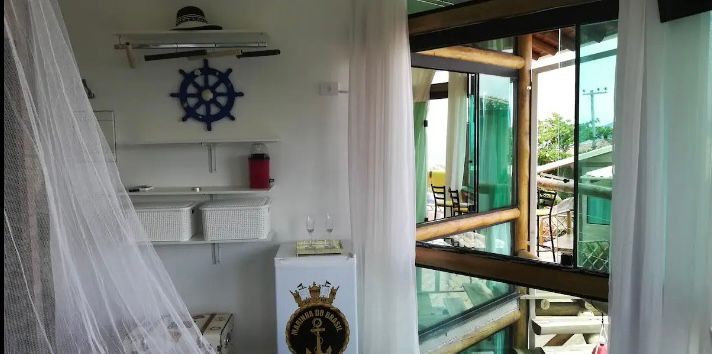 Bangalô Navy, Vista para o Mar, Praia do Siriúba