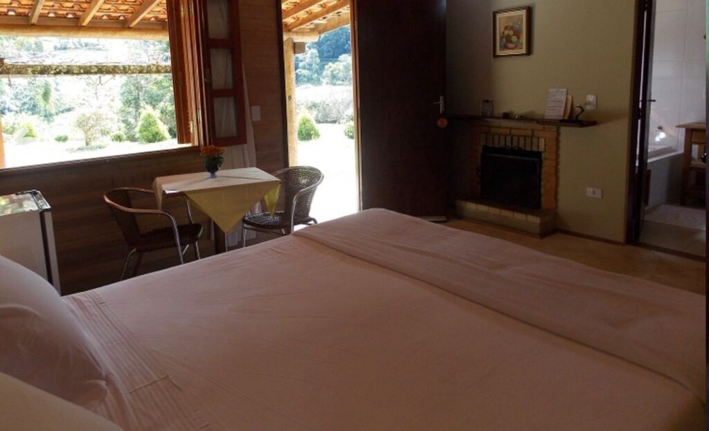 Chalé Lua de Mel, luxo com Hidro