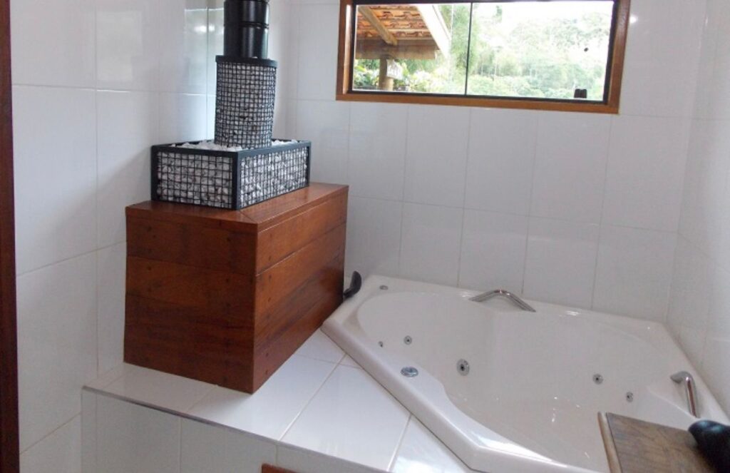 Chalé Lua de Mel, luxo com Hidro