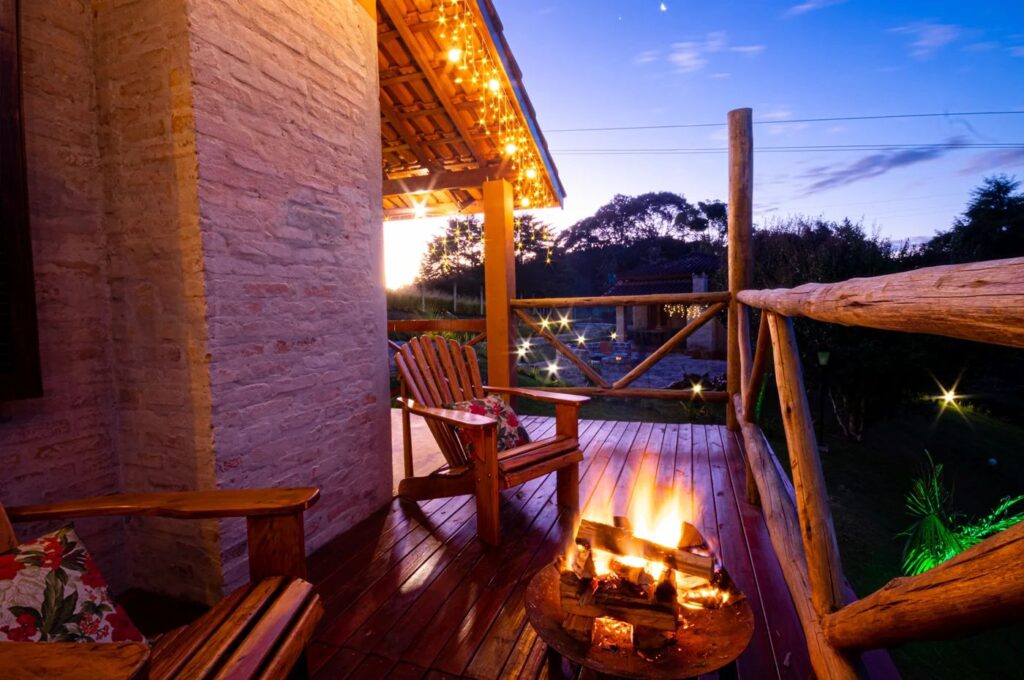 Chalé Alpino, Próximo a Região Central