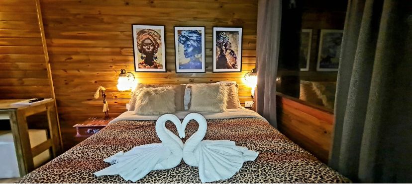 Cabana 1 com hidromassagem, lareira elétrica e vista para mata nativa