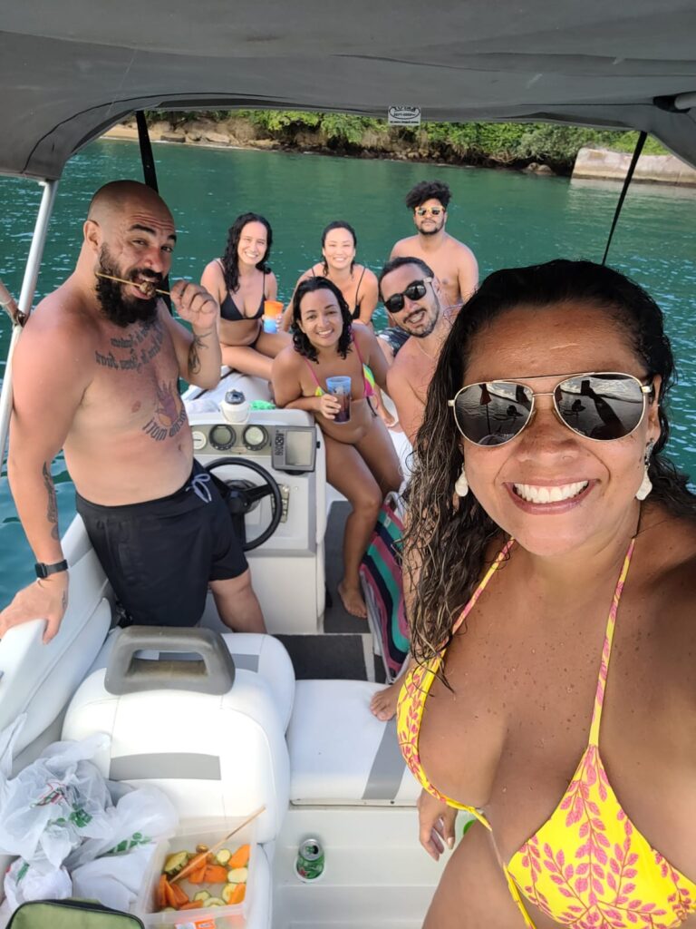 Lancha Privativa Phanton 235, Roteiro Sul, Ilha Anchieta e Sete Fontes