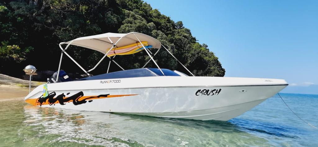 Lancha Runner 7000, Roteiro Sul, Ilha Anchieta e região