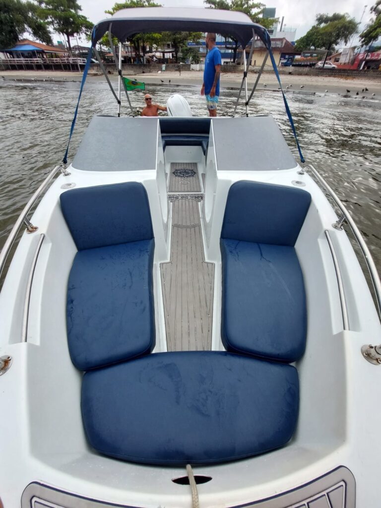 Lancha Privativa Alternativa 22 pés, Roteiro Sul, Ilha Anchieta e Região