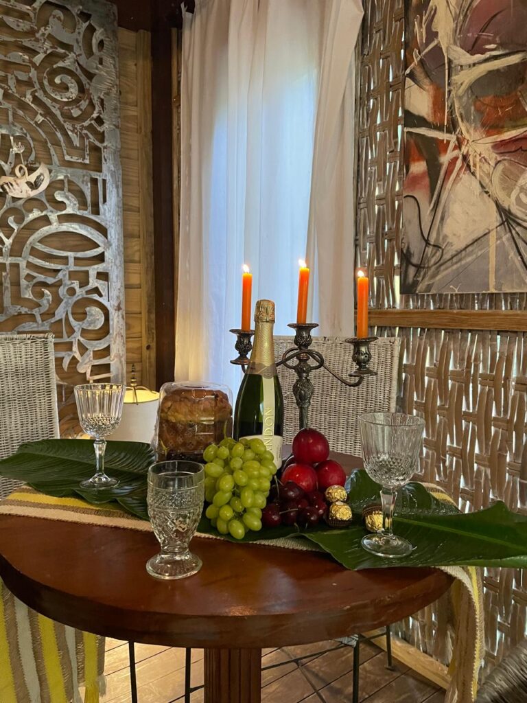 Cabana OM na beira do rio