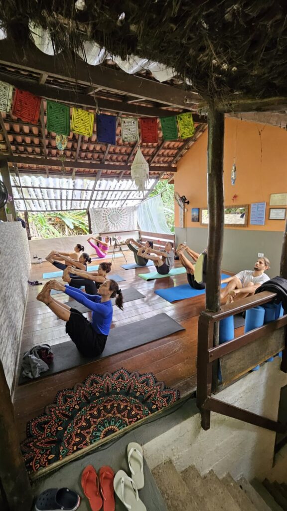 Yoga no Refúgio da Mata Atlântica, Pratica em Studio