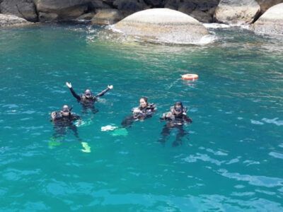 Discover Scuba Ubatuba, Descubra o Mergulho na Ilha da Vitoria