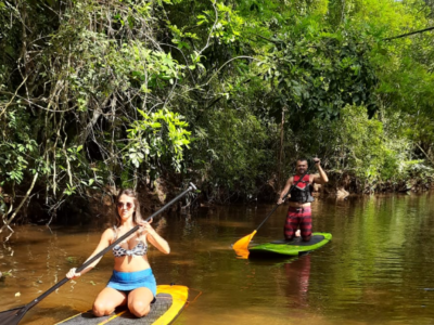 Aventura de Stand Up Paddle no Prumirim, Do Rio ao Mar