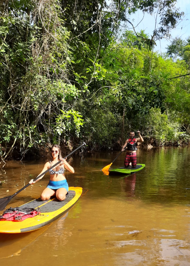 Aventura de Stand Up Paddle no Prumirim, Do Rio ao Mar