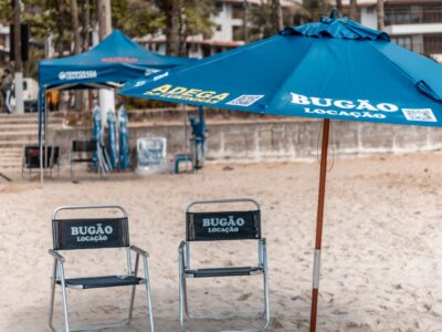 Garanta Seu Lugar ao Sol e na Sombra Também, Aluguel de Mesas e Cadeiras, Praia Grande