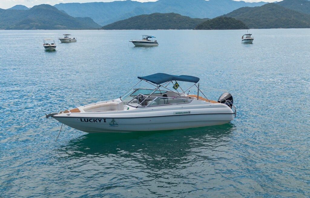 Lancha HD Marine 24, Roteiro Sul, Ilha Anchieta e Região