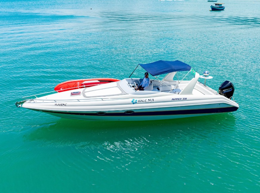 Lancha Runner 33, Roteiro Sul, Ilha Anchieta e Região