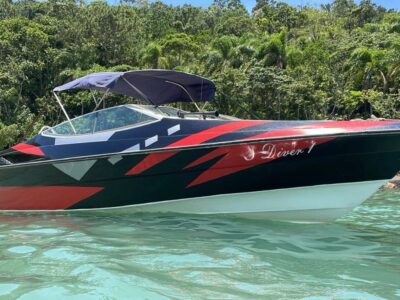 Lancha Ventura 23, Roteiro Sul, Ilha Anchieta