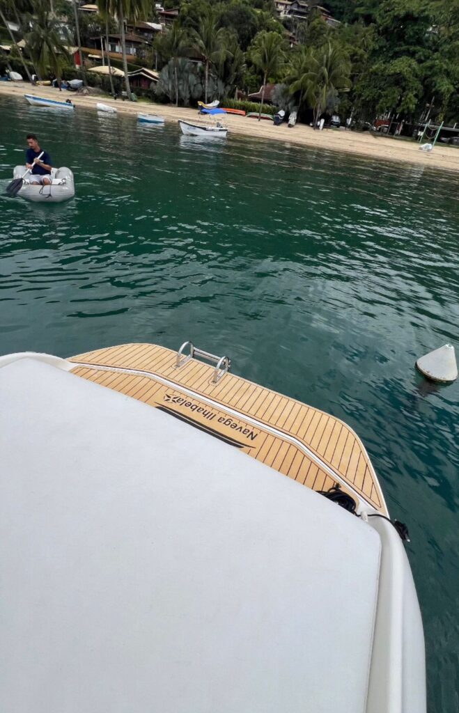 Lancha Real 29, Bless, Roteiro ate o Saco do Eustaquio