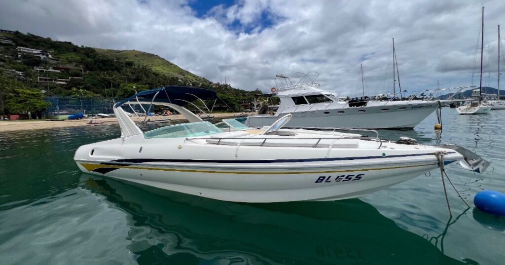 Lancha Real 29, Bless, Roteiro ate a Praia da Fome