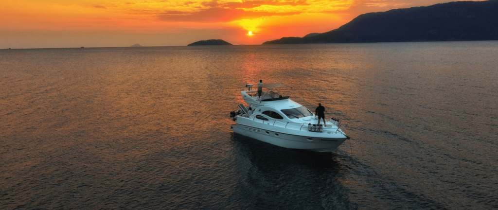 Lancha Azimut 380 Full, Roteiro Norte Curto