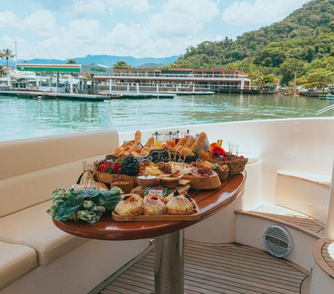 Lancha Azimut 500, Roteiro Sul, Ilha Anchieta e Região