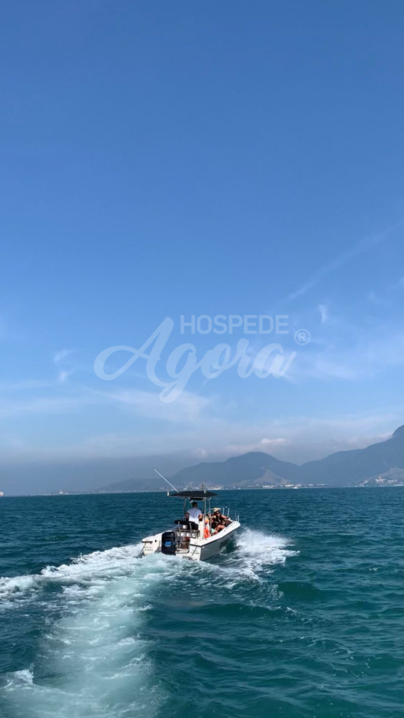 Lancha Fishing 22 pés, Roteiro Norte, até a Praia da Fome