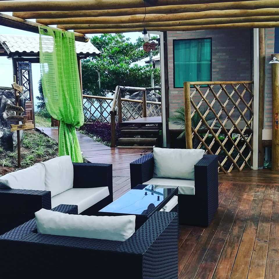 Bangalô Cinema com vista para o mar